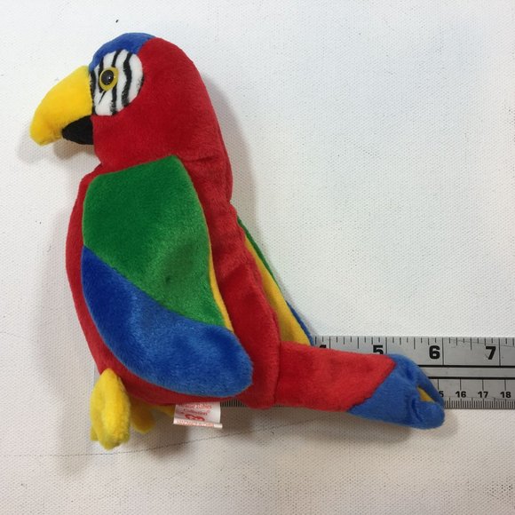 TY Jabber Parrot Tropical Bird Beanie Baby Plush Collection October 10 1997 - Picture 11 of 13